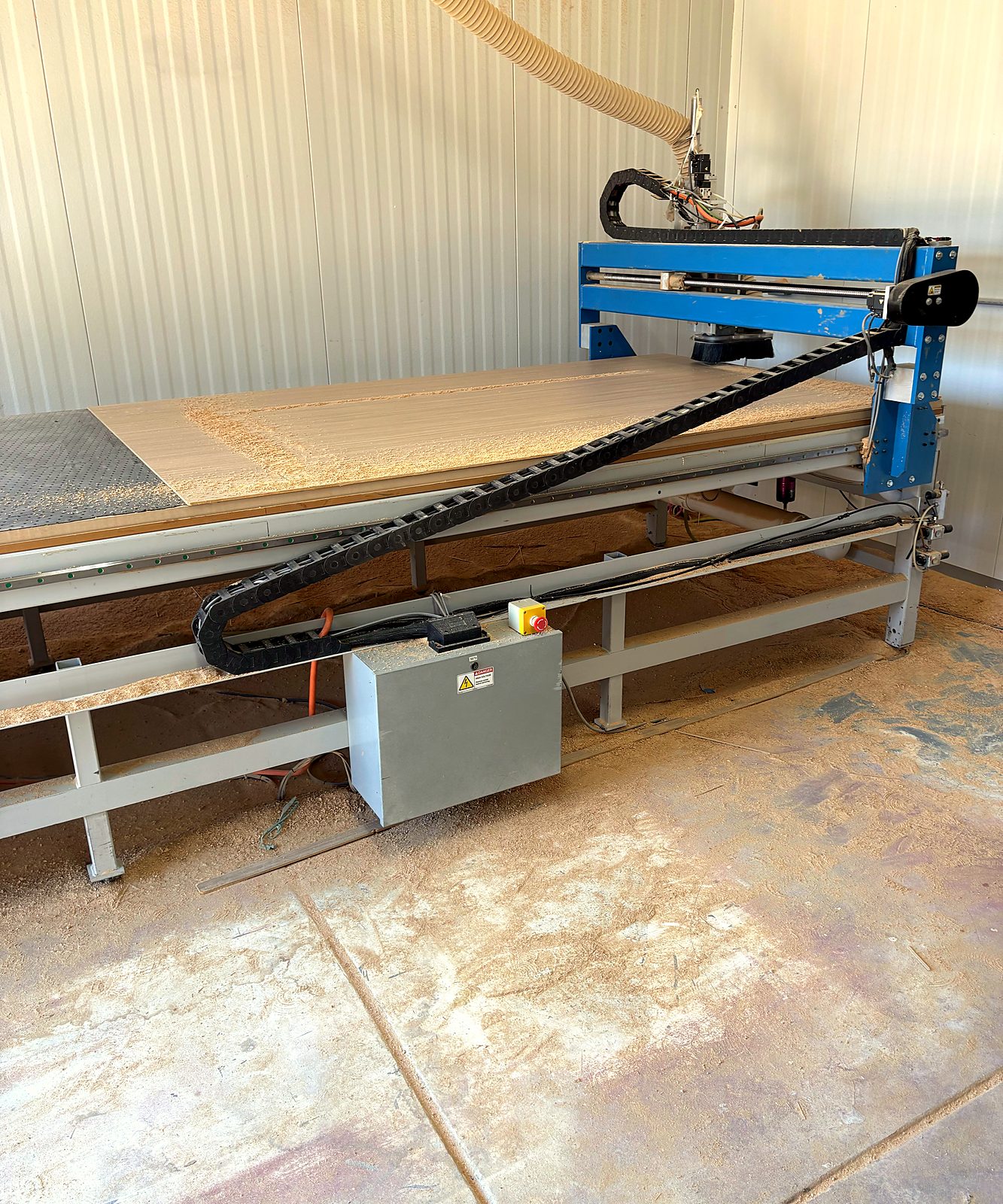 In-house CNC router in the Millworx shop